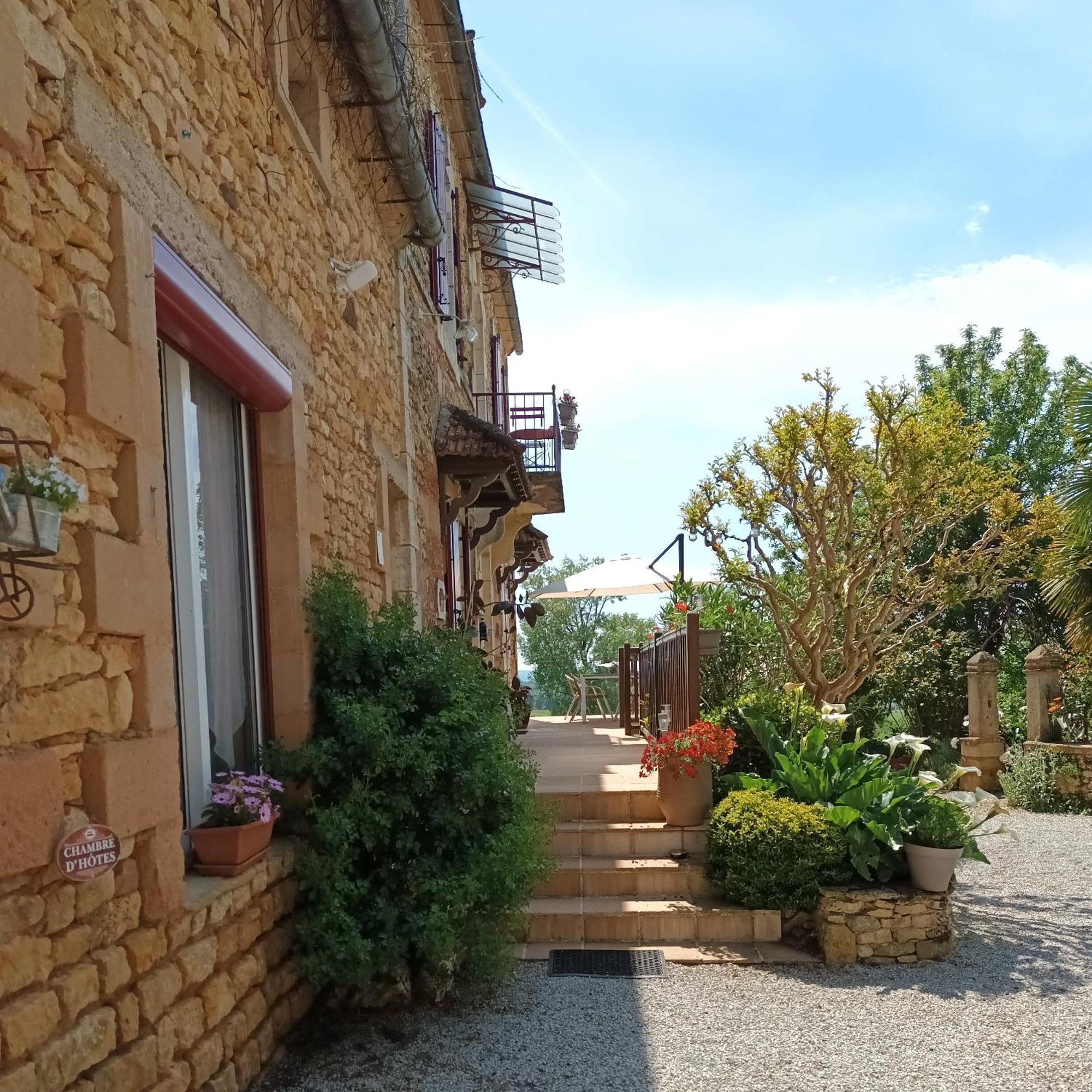 Ferme De Lagrave Hotel Coux-et-Bigaroque-Mouzens Eksteriør billede
